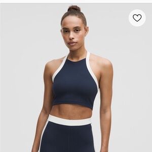Lululemon Nulu Cropped Halter Tank Top Size L